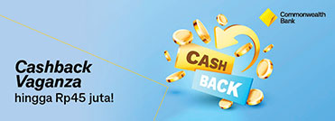 Cashback Vaganza hingga Rp45 juta!